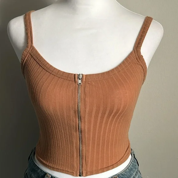 Collection of Juniors Style Crop Tanks Lottie Moss Hollister Me to We and More - Picture 2 of 15